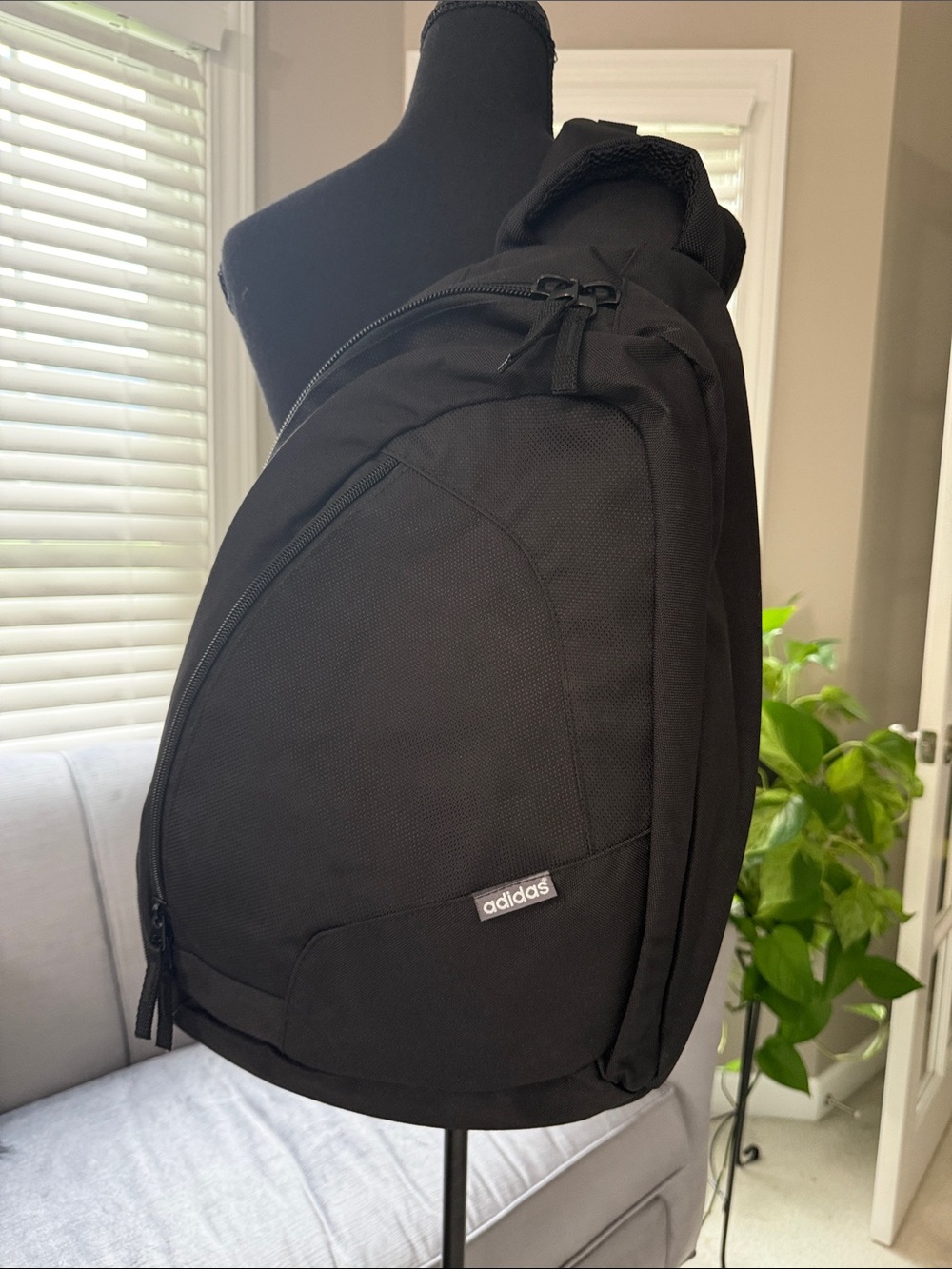 adidas Black Sling Backpack